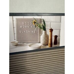 Threshold Letter Board Brand New In Box 14"x14" Reader Board Wood w/ 180 Letters